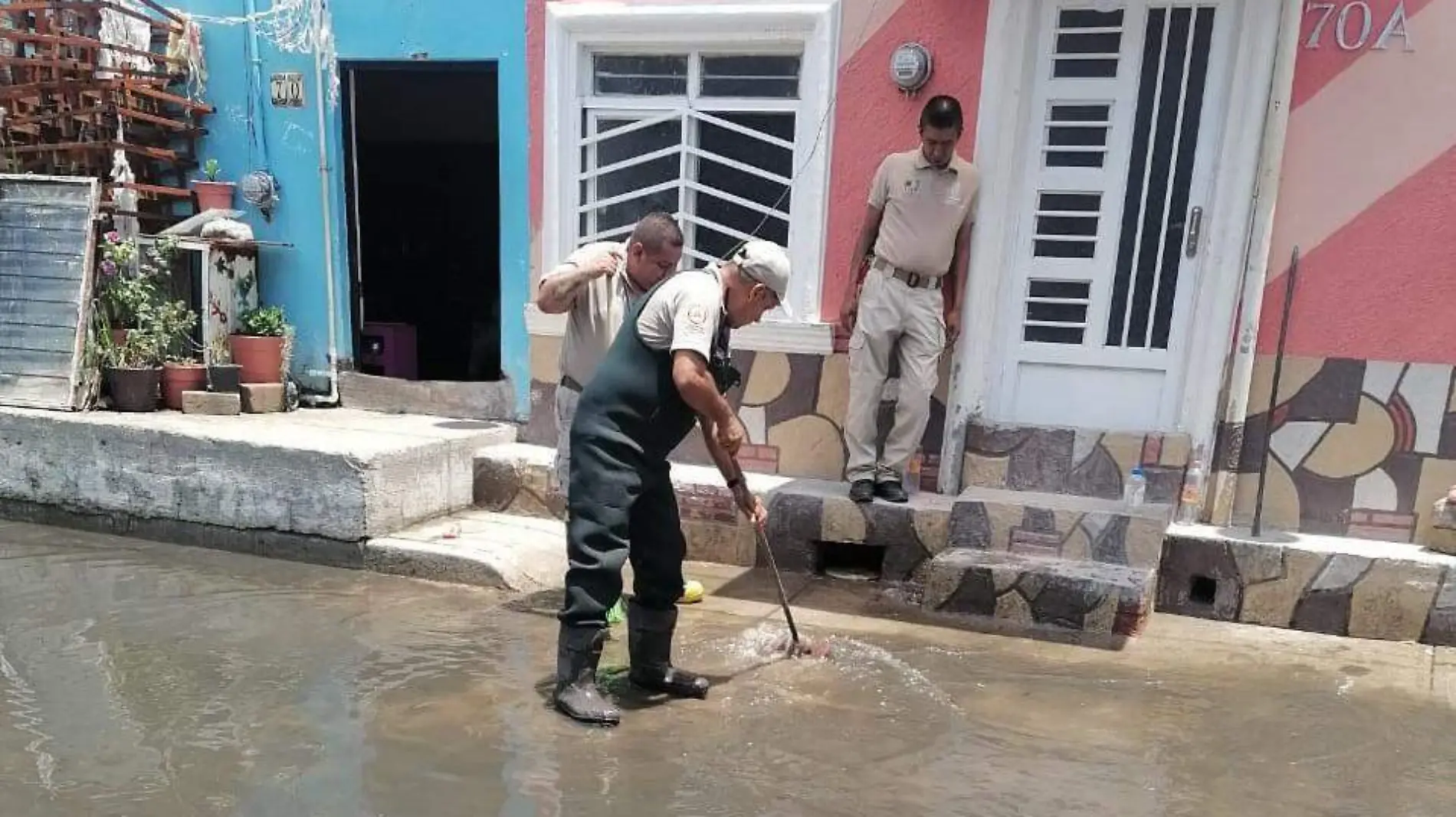 Casas afectadas por lluvia Tlaquepaque